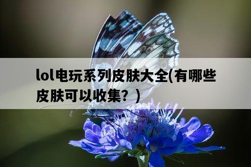lol電玩系列皮膚大全，有哪些皮膚可以收集？-圖1