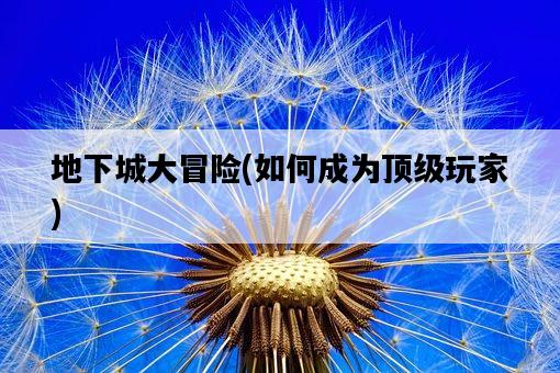 地下城大冒險，如何成為頂級玩家-圖1