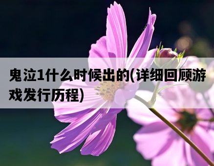 鬼泣1什么時候出的，詳細回顧游戲發行歷程-圖1