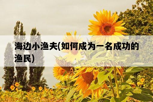 海邊小漁夫，如何成為一名成功的漁民-圖1