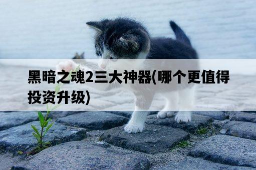 黑暗之魂2三大神器，哪個更值得投資升級-圖1
