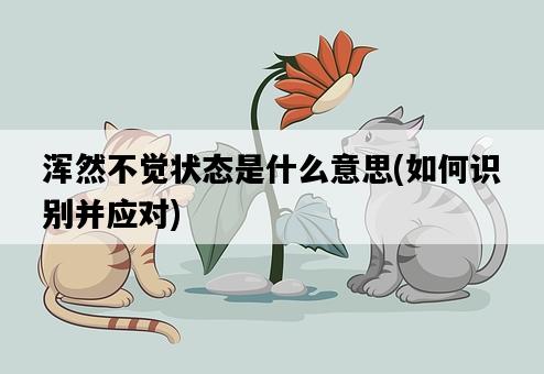 渾然不覺狀態是什么意思，如何識別并應對-圖1