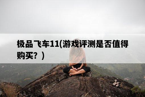 極品飛車11，游戲評測是否值得購買？-圖1