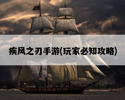 疾風之刃手游，玩家必知攻略-圖1