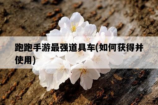 跑跑手游最強道具車，如何獲得并使用-圖1
