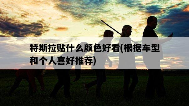 特斯拉貼什么顏色好看，根據車型和個人喜好推薦-圖1