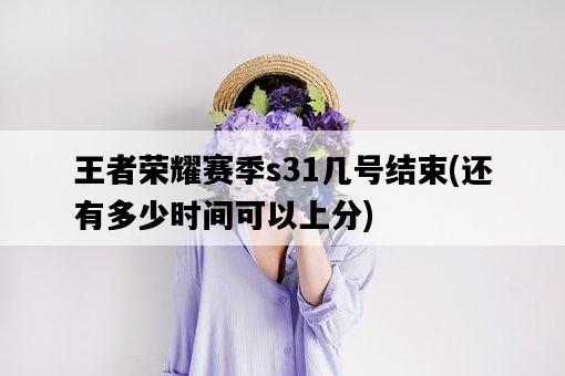 王者榮耀賽季s31幾號結束，還有多少時間可以上分-圖1