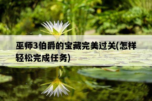巫師3伯爵的寶藏完美過關，怎樣輕松完成任務-圖1