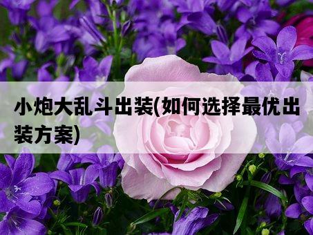 小炮大亂斗出裝，如何選擇最優出裝方案-圖1