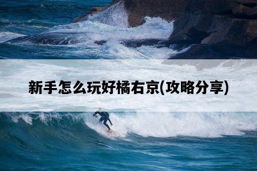 新手怎么玩好橘右京，攻略分享-圖1