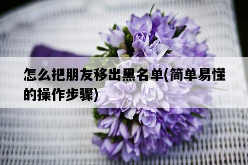 怎么把朋友移出黑名單，簡單易懂的操作步驟-圖1