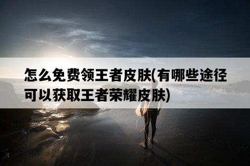 怎么免費領王者皮膚，有哪些途徑可以獲取王者榮耀皮膚-圖1