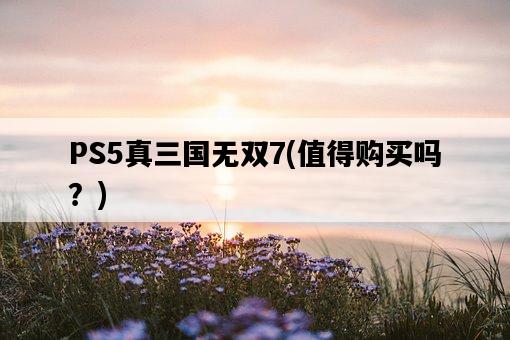 PS5真三國無雙7，值得購買嗎？-圖1