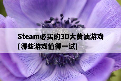 Steam必買的3D大黃油游戲，哪些游戲值得一試-圖1