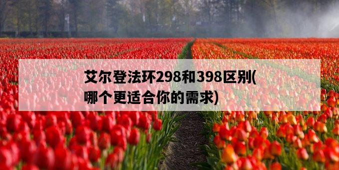 艾爾登法環298和398區別，哪個更適合你的需求-圖1