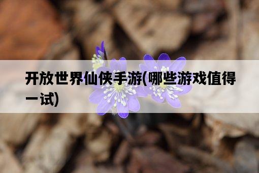 開放世界仙俠手游，哪些游戲值得一試-圖1