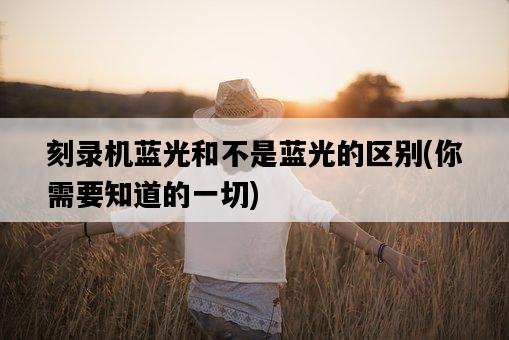 刻錄機藍光和不是藍光的區別，你需要知道的一切-圖1