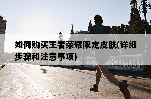 如何購買王者榮耀限定皮膚，詳細步驟和注意事項-圖1
