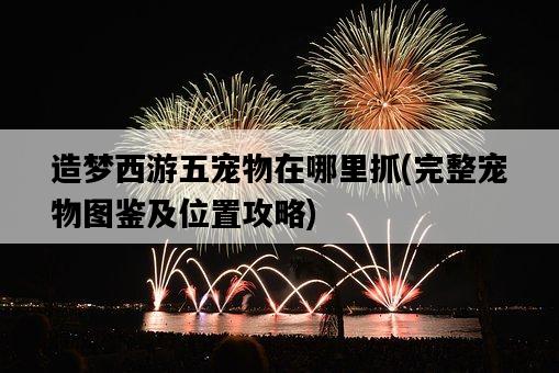 造夢西游五寵物在哪里抓，完整寵物圖鑒及位置攻略-圖1