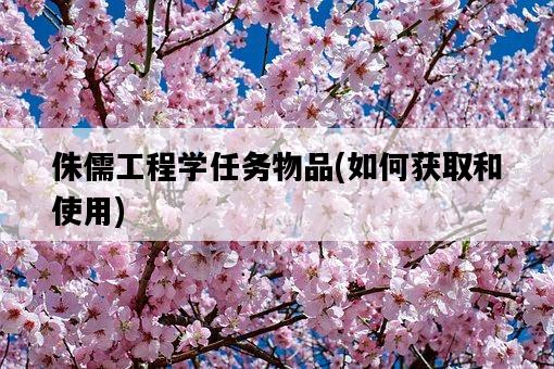 侏儒工程學任務物品，如何獲取和使用-圖1