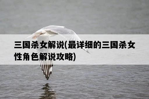 三國殺女解說，最詳細的三國殺女性角色解說攻略-圖1