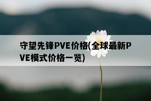 守望先鋒PVE價格，全球最新PVE模式價格一覽-圖1