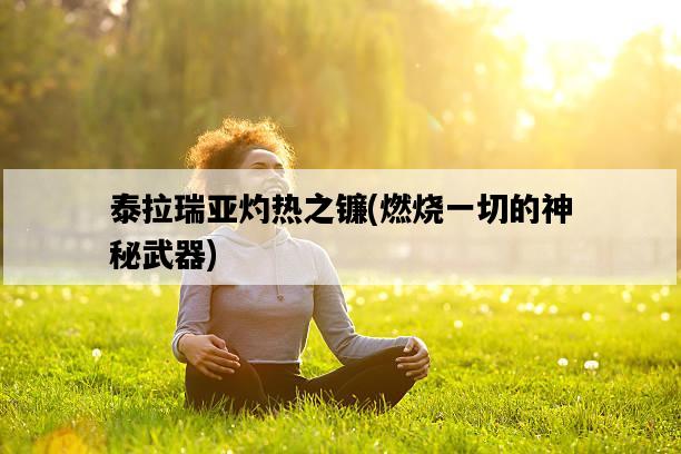 泰拉瑞亞灼熱之鐮，燃燒一切的神秘武器-圖1