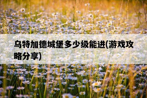 烏特加德城堡多少級能進，游戲攻略分享-圖1