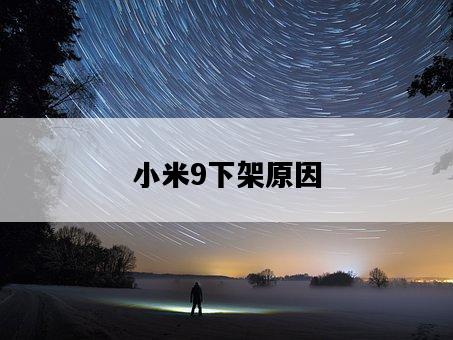 小米9下架原因-圖1