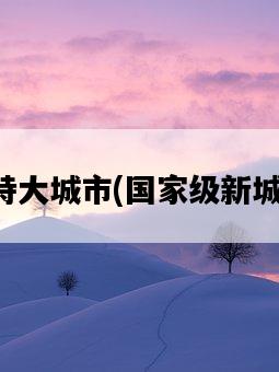 新的特大城市，國家級新城規劃-圖1